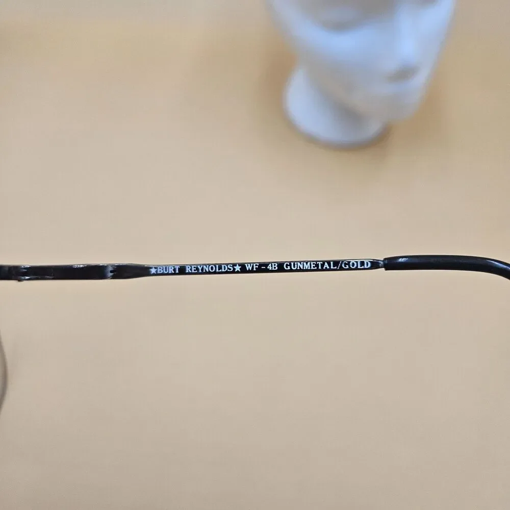 Burt Reynolds Hollywood Walk Of Fame Eyeglass Frames WF-4B Gunmetal/Gold 140mm